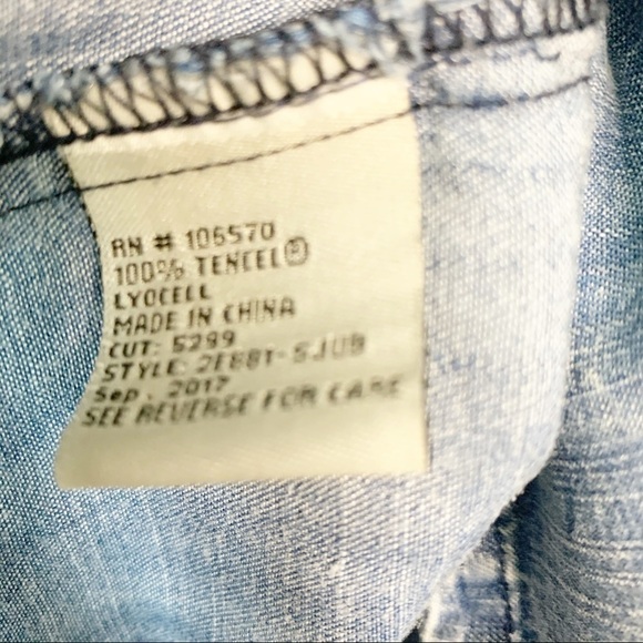 TRACTR NORDSTROM Big Girls Tie Front Blue Dress - Picture 7 of 7